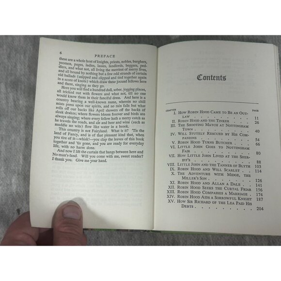 The Merry Adventures of Robin Hood Novel by Howard Pyle Hardcover 1965 - Picture 4 of 9